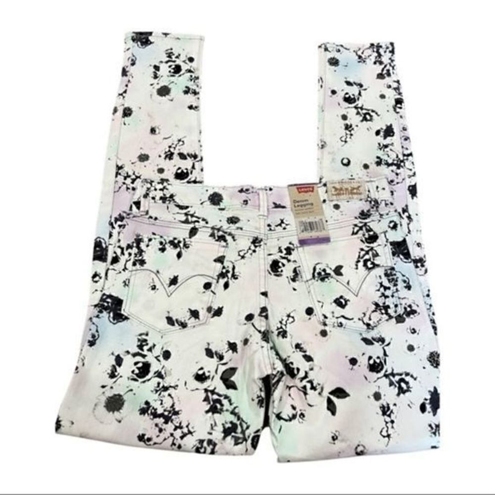 ‼️ NWT Levis denim lagging watercolor print kids size 10,16 reg - Picture 4 of 9